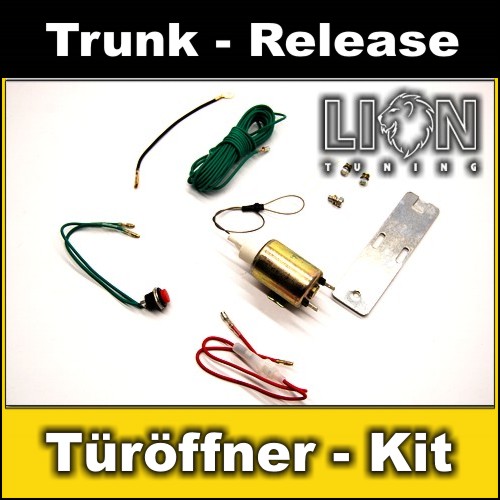 Trunk release Zugmotor Stellmotor Heckklappe Entriegelung Öffner ShaveDoor-Kit 3